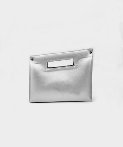 DIAGONALE MINI BAG SILVER