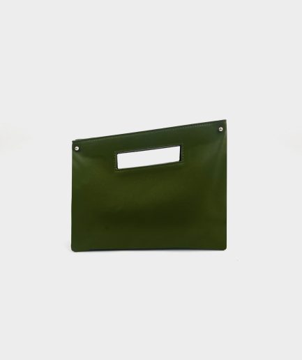 DIAGONALE MINI BAG GREEN