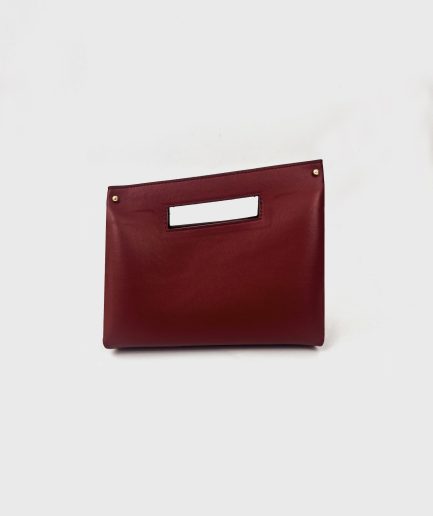 DIAGONALE MINI BAG BURGUNDY