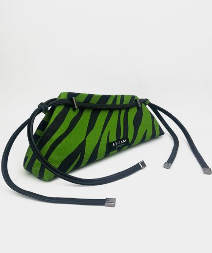 DIAGONALE DIU' ZEBRA GREEN PRINT