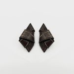 NODI EARRINGS BROWN PRINT CROCO / LIMITED EDITION
