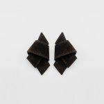 NODI EARRINGS BROWN SUEDE / LIMITED EDITION