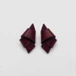 NODI EARRINGS BURGUNDY