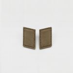 DIAGONALE EARRINGS ALCANTARA MUD / LIMITED EDITION