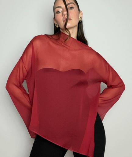 AERIS BLOUSE RED